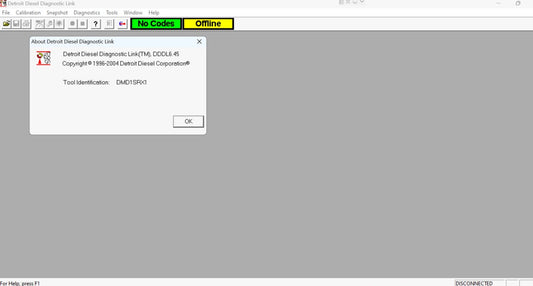 Detroit Diesel Diagnostic Link DDDL 6.45