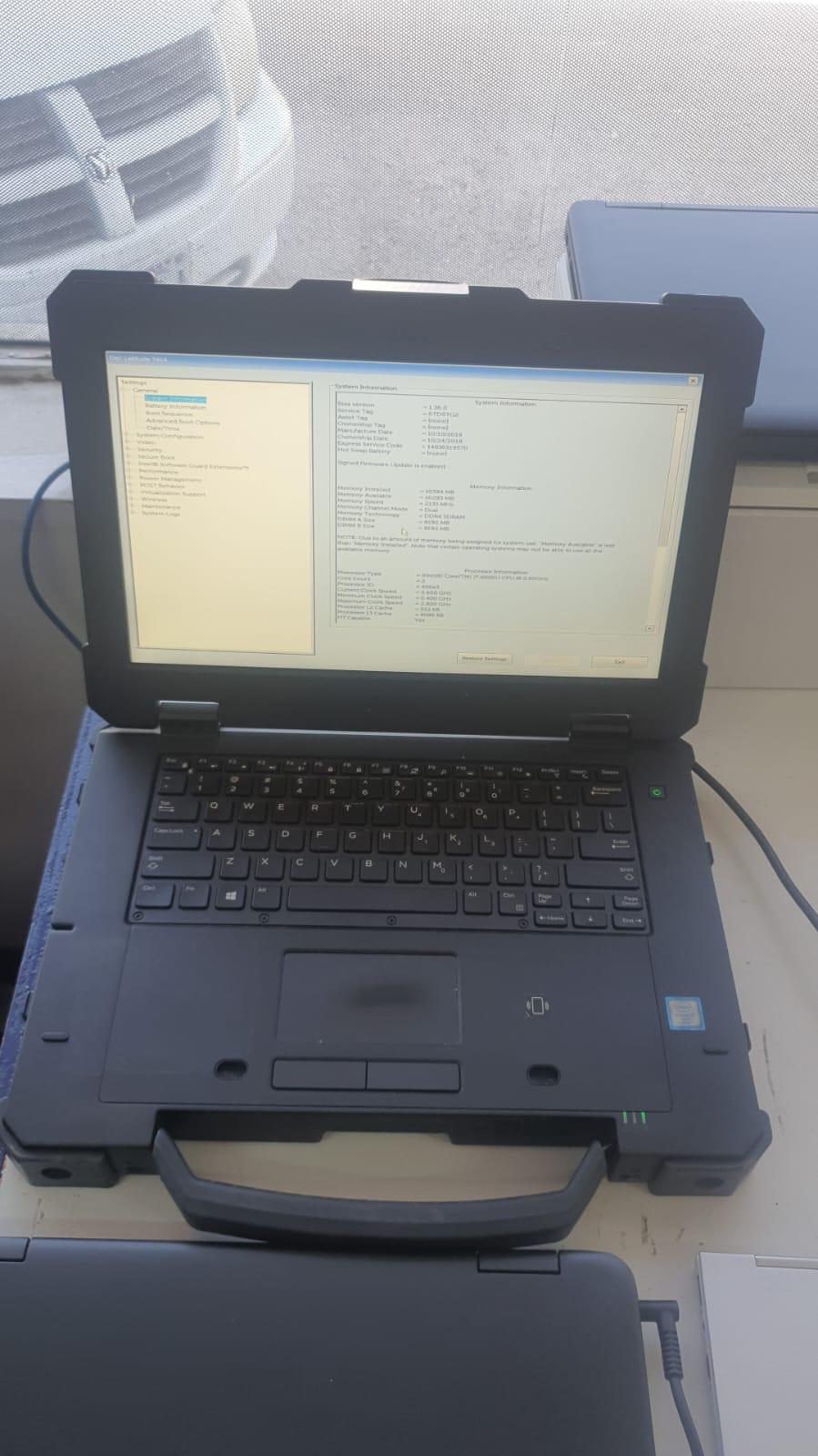 Dell 7414 Rugged Laptop Kit + Original NEXIQ USB Link 3 with Diesel Software (Refurbished)