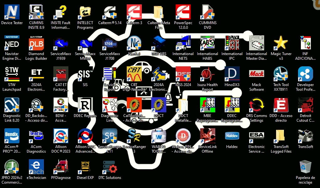 Kit Laptop Dell 7414 Rugged (Reacondicionada) con Paquete de Software + NEXIQ USB Link 3 Original