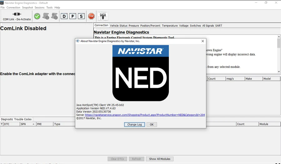 NED Navistar Engine Diagnostics