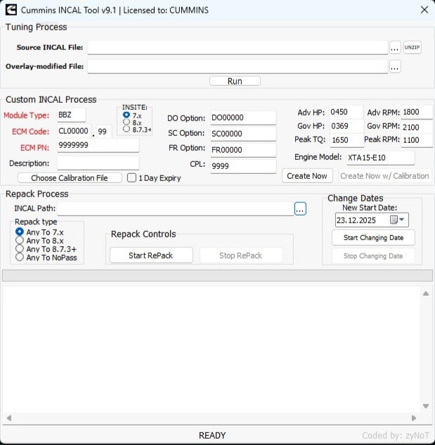 Intercal Software INCAL Tool v9.1 – OBD TECH TOOLS