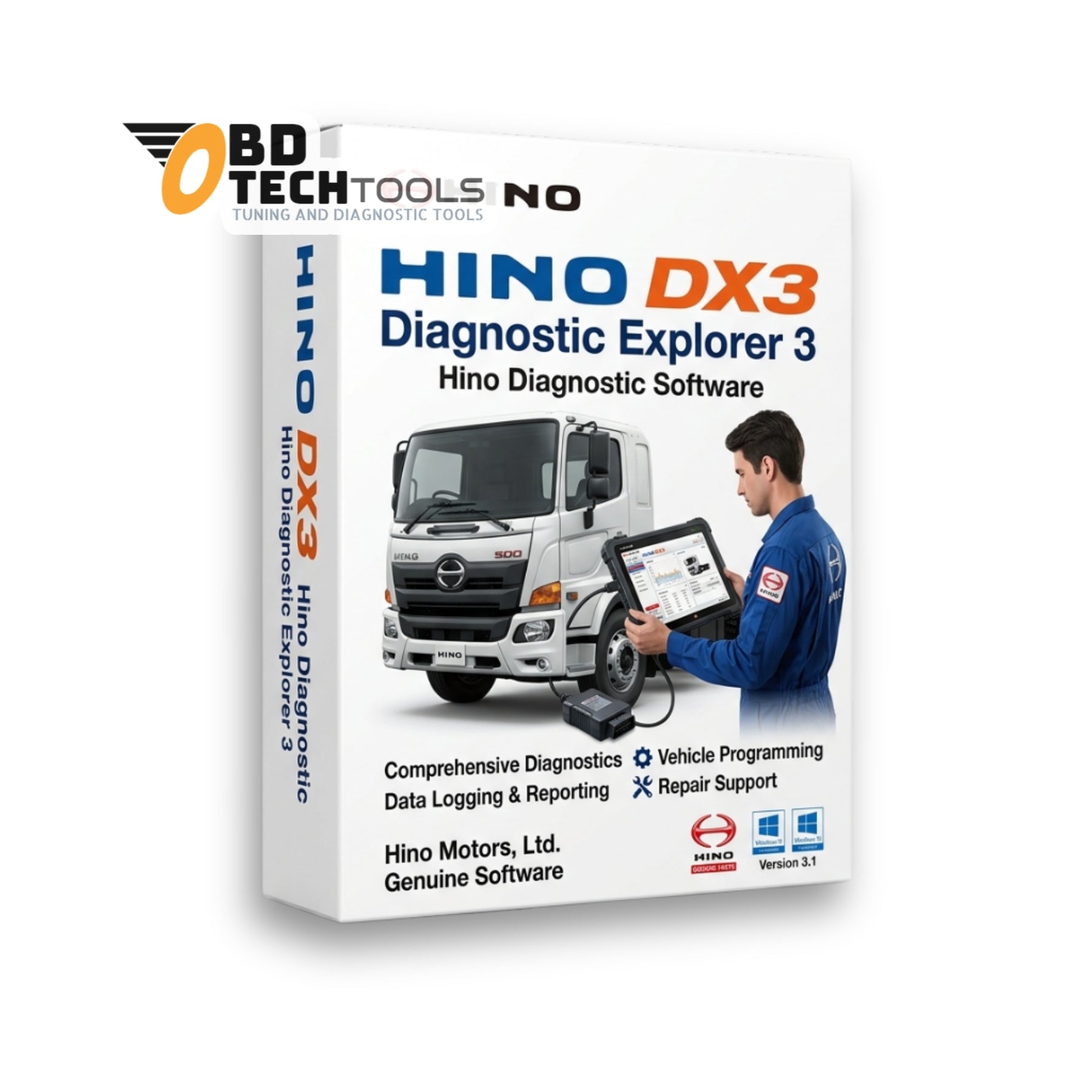 Hino Diagnostic eXplorer DX3 2025 – OBD TECH TOOLS