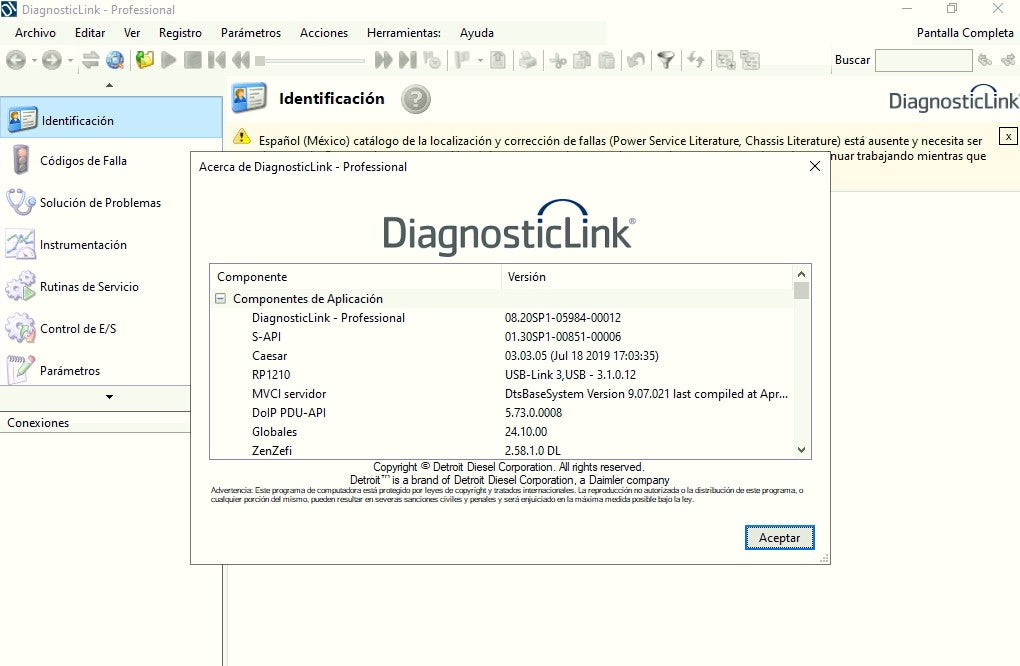 Detroit Diesel Diagnostic Link DDDL 8.20 + 4 Programs